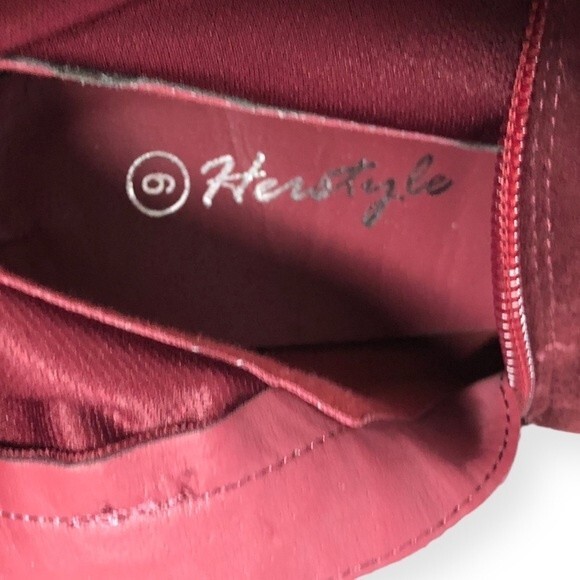 Herstyle Gabrianna Thigh High Suede Pointy Toe Stiletto Heel Boot - Picture 4 of 4